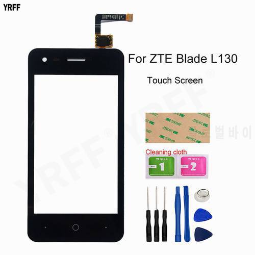 Mobile Touch Screen Digitizer Panel For ZTE Blade L130 Touch Screen Front Glass Sensor Tools