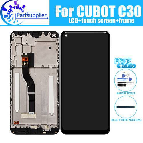 CUBOT C30 LCD Display+Touch Screen Digitizer +Frame Assembly 100% Original New LCD+Touch Digitizer for CUBOT C30+Tools