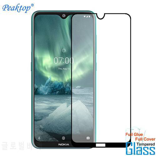 Screen Protector For Nokia 2.3 5.3 7.2 Tempered Glass 9H HD Full Glue Cover Protective Phone Film For Nokia 2.3 5.3 7.2 Glass