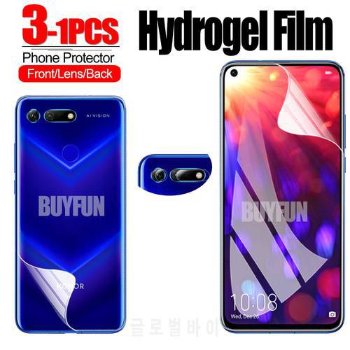 1-3Pcs Protective Hydrogel Film For Huawei Honor View 20 Play V30 Screen Protector Camera Glass for honor view 20 play v30 film