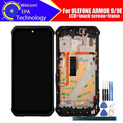 ULEFONE ARMOR 9 LCD Display+Touch Screen Digitizer+Frame Assembly 100% Original LCD+Touch Digitizer for ULEFONE ARMOR 9E