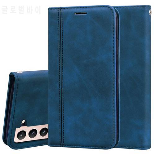 Leather Wallet Phone Case for Samsung S21 Ultra 5G Case Flip Cover Soft PU Case for Samsung Galaxy S21 S 21 Plus Cover Coque