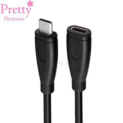 Type-c Data Cable Extension Cable 10Gbp Data Transmission Male to Female 5A 5V 20V PD 100W Double Type c Cord 0.2m 0.5m 1m 2m 3m