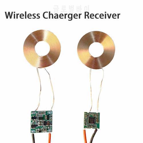 VEEAII QI Wireless charger Receiver DIY For iPhone Android Phones Universal Wireless Charging Pad Coil for Huaweip30 iPhone XR
