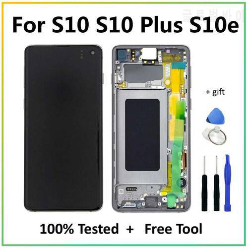 For Samsung S10E S10 LCD Assembly Display Digitizer For Samsung S10E S10 S10 Plus LCD Screen Replacement For Samsung S10 PLUS