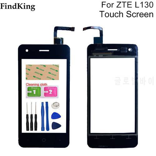 For ZTE L130 Touch Screen Digitizer Panel For ZTE Blade L130 Touch Screen Front Glass Sensor Tools Adhesive