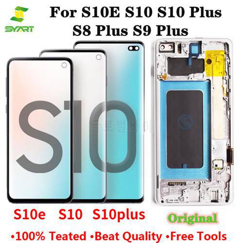 AMOLED LCD For S10E S10 LCD Assembly Display Digitizer For Samsung S10E S10 S10 Plus LCD Screen Replacement For Samsung S10 PLUS