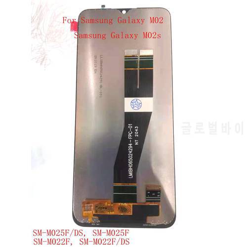 6.5&39&39 For Samsung Galaxy m02 SM-m022F/ds m022F LCD Display Touch Screen Digitizer Full m02s SM-M025F/DS SM-M025F