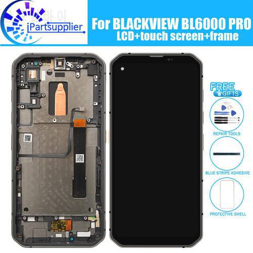 Blackview BL6000 PRO LCD Display+Touch Screen Digitizer+Frame Assembly 100% Original New LCD+Touch Digitizer for BL6000 PRO.