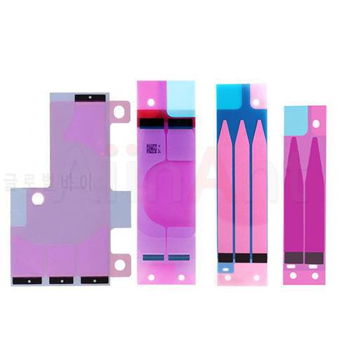 Original 10 Piece Adhesive For iPhone X Xs 11 12 13 Pro Max XR 5s 5c 6 6s 7 8 Plus Battery Tape Strip Stickers Parts