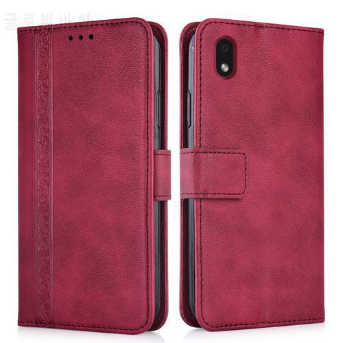 3d Embossed Leather Case for Samsung Galaxy A01 Core 5.3&39&39 A01Core Back Cover Wallet Case With Card Pocket