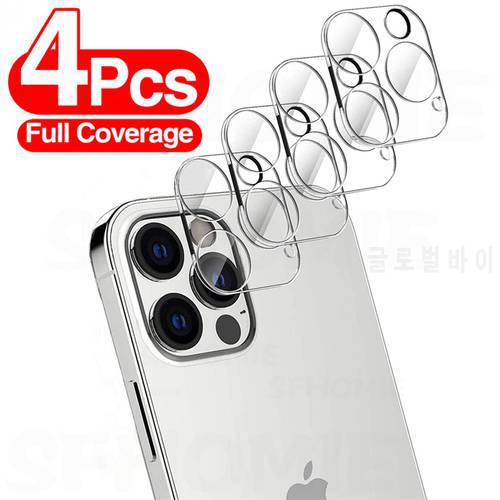 4PCS Camera Lens Tempered Glass For iPhone 11 12 13 14 Pro Max XS Max X XR Screen Protector On For iPhone 12 11 13 Camera Glass