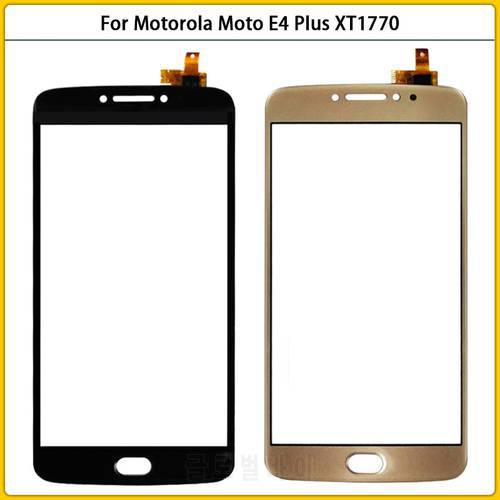New E4 Touchscreen For Motorola Moto E4 Plus XT1770 XT1773 Touch Screen Panel Digitizer Sensor LCD Front Glass XT1762 XT1763