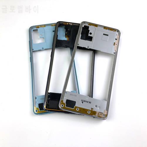 Original For Samsung Galaxy A51 A515 A515F A515FN A515X Housing Middle Frame Plate Bezel With Buttons