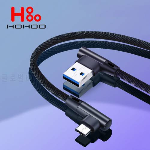 HOHOO Micro usb Cable for Xiaomi Redmi 4X Note4 5 USB C cable fast charging for Samsung S7 Android Phone Quick Charger data cord