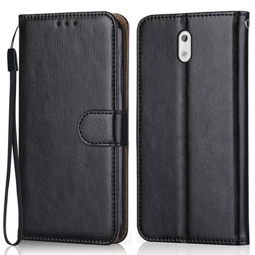 Luxury Leather Case for On NOKIA 3 TA-1032, TA-1020, TA-1028, TA-1038 Wallet Stand Flip Case Phone Bag with Strap