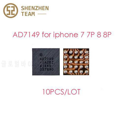 SZteam 10pcs/lot AD7149 U10 HTU1-D2 IC chip For iPhone 7 7P 8 8plus fingerprint IC flex cable ic Replacement Parts AD7149 U10 IC