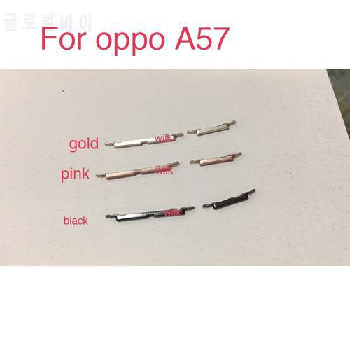 For Oppo A57 Power Button ON OFF Volume Up Down Side Button Key