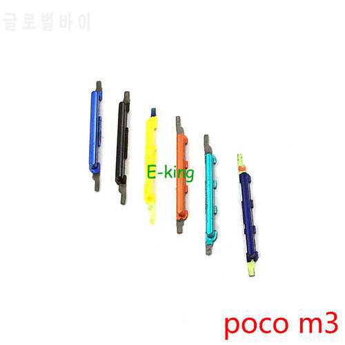 For Xiaomi Mi Poco M3 Phone Housing Side Key Power Volume Button