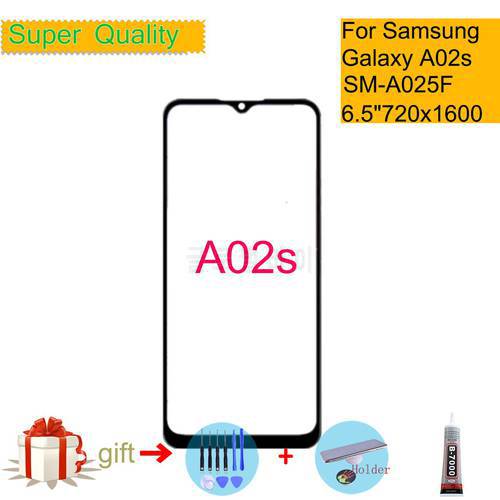 Replacement For Samsung Galaxy A02S A025 Touch Screen Panel Front Outer Glass LCD Display Lens With OCA Glue