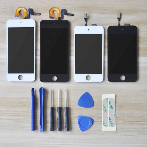 100% Tested High Quality For iPod Touch 4 5 6 6th 7 LCD Touch Screen Digitizer Assembly For iPod Touch 5 5th LCD Display
