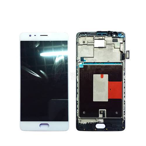 TFT For Oneplus 3T A3000 A3010 A3003 3 T LCD Display Touch Screen Digittizer Assembly Replacement