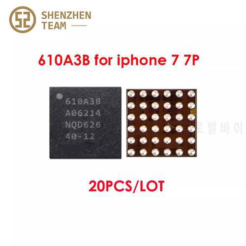 SZteam 20pcs/lot U2 IC Tristar 610A3B Charging IC for iPhone 7 7P Integrated Circuits IC de Carga Circutos Tristar 1610A3B