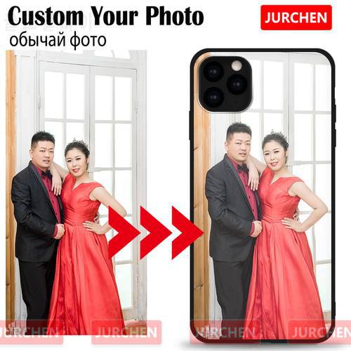 JURCHEN Custom Phone Cases For Xiaomi Redmi Note 10 9 9A 9C NFC K30i Y2 Mi 11 10 9 8 10T 9T Lite Pro Ultra 5G Name Photo Cover
