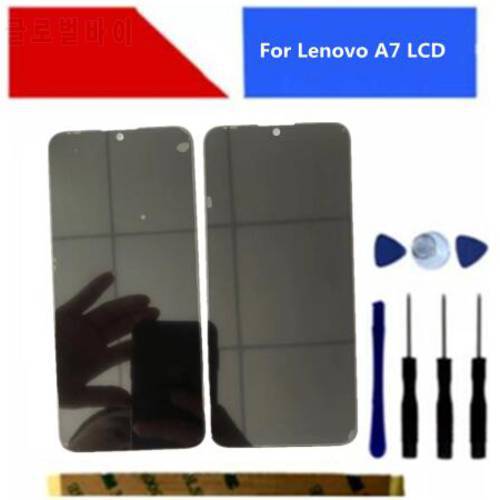 Assemble and replace For Lenovo A7 LCD touch screen assembly. Free shipping + tools + 3M glue
