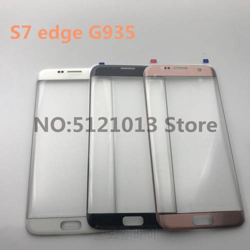 10pcs/lot Original new Touch panel glass For Samsung Galaxy s7 edge G935 G935F Front Outer Glass Lens Cover