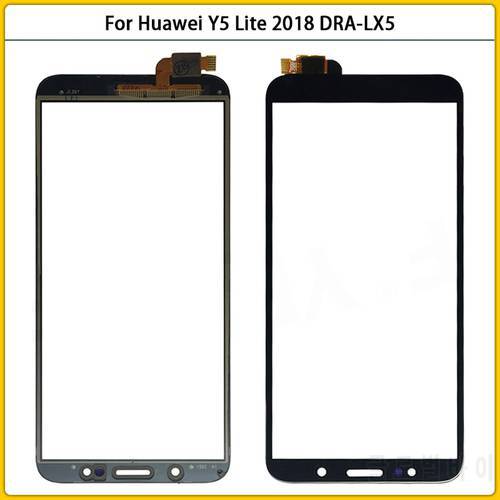 10PCS New Y5 Lite Touchscreen For Huawei Y5 Lite 2018 DRA-LX5 Touch Screen Panel Digitizer Sensor Lcd Front Glass Replace
