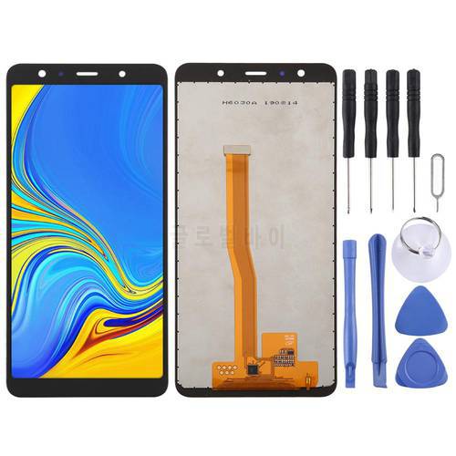 HAWEEL For Galaxy A7 (2018) A750F/DS incell LCD Screen and Digitizer Full Assembly,For Galaxy A750G, A750FN/DS (Black)