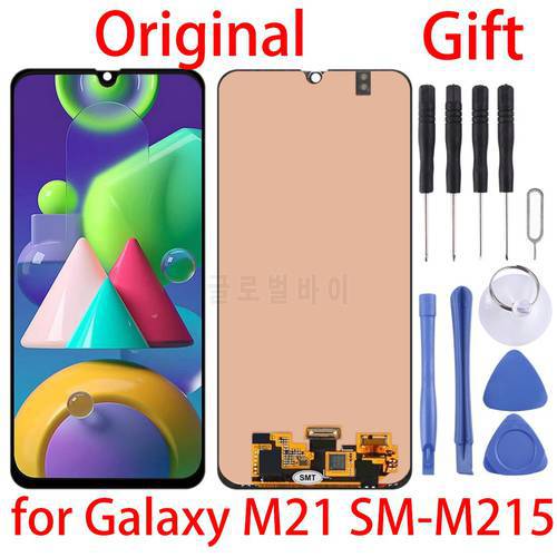 6.4&39&39 Original M21 Lcd For Samsung Galaxy M21 Lcd Display Touch Screen Digitizer Assesmbly For Samsung M215 M215F M215F/DS Lcds
