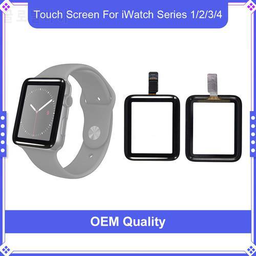 Touch Screen Digitizer For Apple Watch Series 2 3 S2 S3 42mm 44mm LCD Front Glass Sensor Outer Lens Panel Cover With Flex Cable