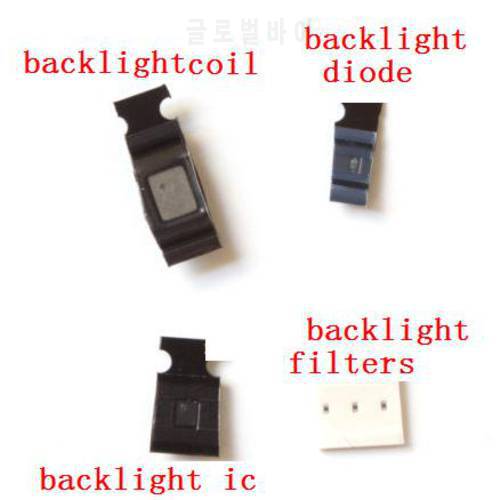 20set/lot=120PCS for iPhone 6G 6 plus 6P U1502 Backlight IC Chip + Backlight coil L1503 +back light diode D1501+ fuses filters