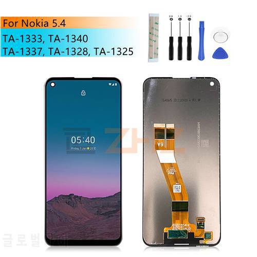 For Nokia 5.4 LCD Display Touch Screen Digitizer Assembly For Nokia 5.4 Display Replacement Repair parts 6.39