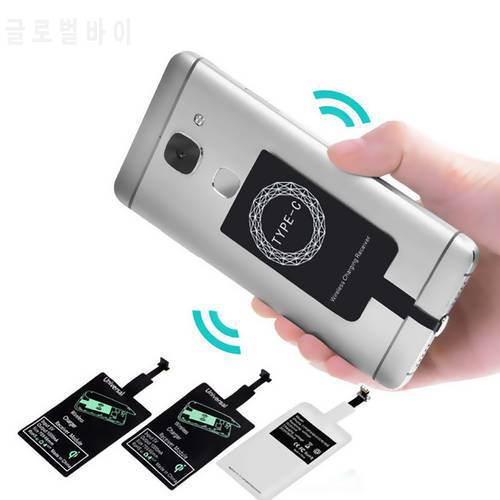 Wireless Charging Receiver Qi inductive charging adapter for iPhone 7,6,5, Samsung Huawei type-c micro usb Qi C basic connector