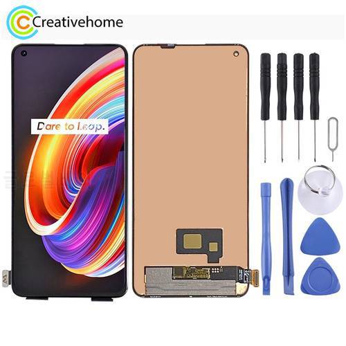 Original Super AMOLED Material LCD Screen and Digitizer Full Assembly for OPPO Realme X7 Pro / RMX2121 / RMX2111