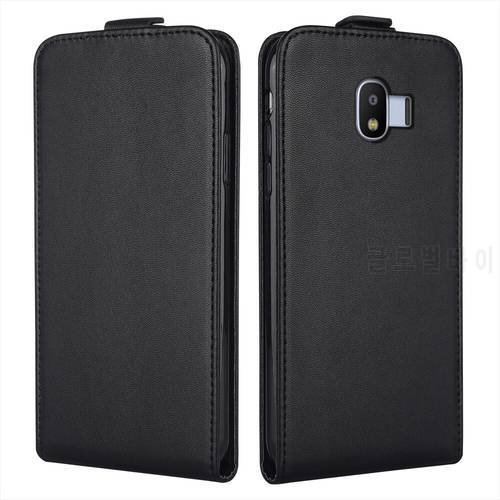 Flip Leather Case for Samsung Galaxy J2 Pro 2018 Vintage Cover for Samsung J2 Pro 2018 Fitted Cases J250F SM-J250F Couqe Case