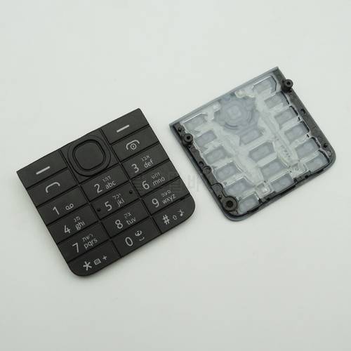 Hebrew Keyboard For Nokia 208 Mobile Phone Keypad replacement housing Cover Case