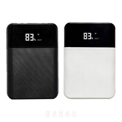 LCD Display 4x18650/18700/20700/21700 Battery Case Power Bank Shell External Box QC3.0 FAST Charge Powerbank Protector