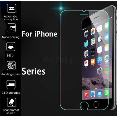 Screen Protector for Full Cover Glass on the iphone X XS Max XR 12 Tempered Glass For iPhone 7 8 6 6s Plus 5 5S SE 11 Pro