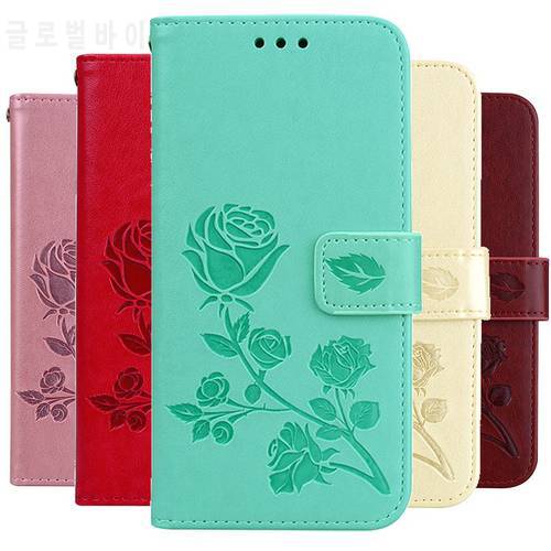 Flower Leather Wallet Case For Samsung Galaxy J1 2016 J120F SM-J120F/ds 3D Card Slots Flip Case For Samsung J1 6 2016 Phone Case