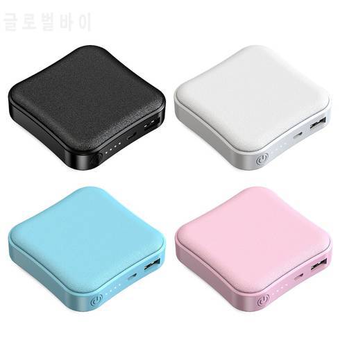 Charger Power Square Mini Charger 10000mAh Portable Outdoor Power Bank Camping External Backup Battery Pack 2.1A Fast Charging
