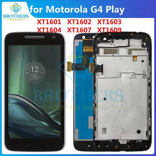 For Motorola Moto G4 Play LCD Display Touch Screen Digitizer ForG4Play XT1601 XT1602 XT1603 XT1604 XT1607 XT1609 Phone Parts TOP