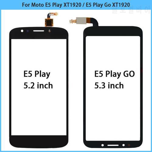 10PCS New For Motorola Moto E5 Play Go Touch Screen Panel Digitizer Sensor Touch Glass E5 Play XT1920 XT1921 TouchScreen Replace