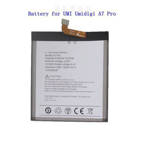 1x 4150mAh 15.97Wh A7 Pro Phone Replacement Battery For UMI Umidigi A7 Pro A7Pro phone Batteries