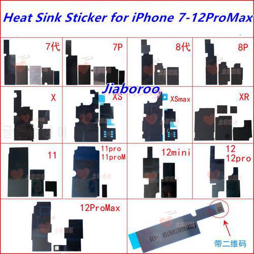 5sets Motherboard Heat Sink Sticker for iPhone 7- 13 Series Pro/Max MINI Anti-Static Logic Board Dissipation Cooling Glue