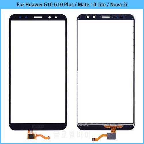 New For Huawei G10 G10 Plus Touch Screen Panel Digitizer Sensor LCD Front Outer Glass Nova 2i Mate 10 Lite TouchScreen Replace