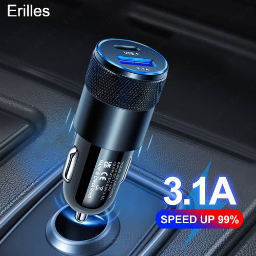 20W PD USB Car Charger Quick Charge 4.0 QC 3.0 PD Car fast Phone Charger For iPhone 12 Huawei Xiaomi PD Fast Charging Adapter